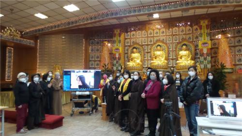 黃慧音以梵文〈慈經〉供養大眾