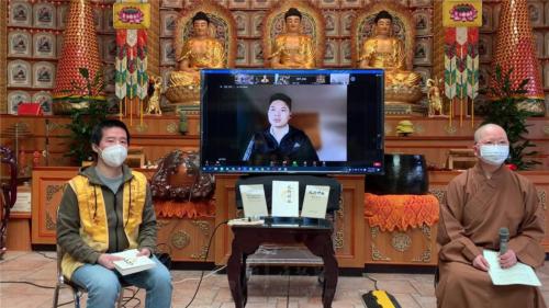 在廣州的青年王振楠分享皈依學佛後的感悟和成長