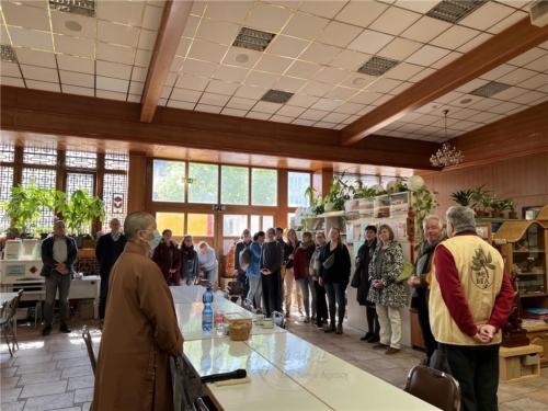 德國宗教記者群抵達柏林佛光山，住持妙祥法師、柏林協會Wolfgang督導歡迎及接待