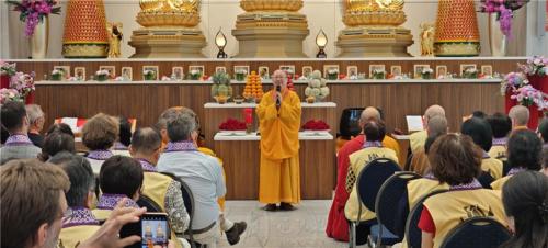 覺容法師感謝所有護法信眾