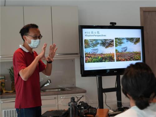 林家禾提醒大家拍攝時還要能高能低，多角度拍攝