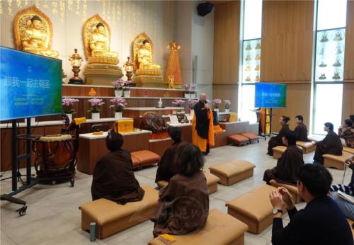 柏林佛光山住持妙祥法師說明3月開始舉辦「人間佛教生活講座」，推行佛光山開山祖師星雲大師致力倡導的「人間佛教」