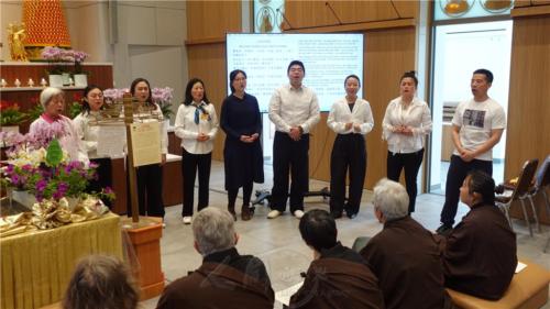 柏林佛光合唱團初試啼聲，獻唱〈三好四給〉歌曲