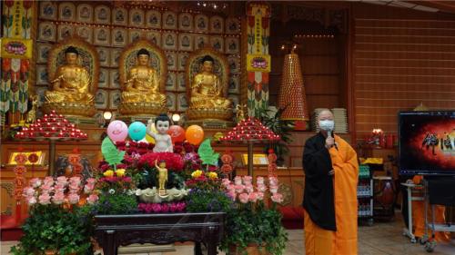 妙祥法師感謝全球佛光人的支持，祈願新佛堂以「人緣」和「道氣」度眾，象徵福德與智慧雙修，並以大師「平安幸福照五洲」的心願祝福大家吉祥如意