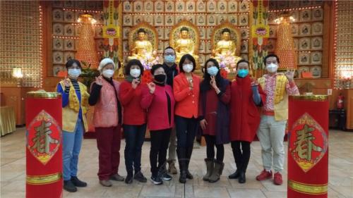 柏林佛光山賀新年、全體佛光人合影。