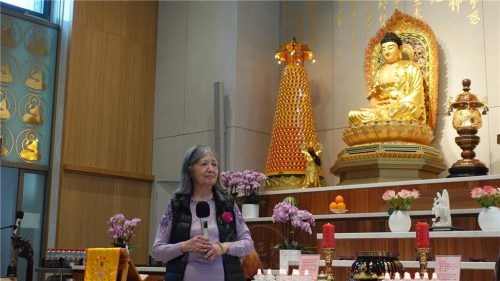 法譯專員陳麗萍與柏林佛光人分享法文翻譯的心得及歷程